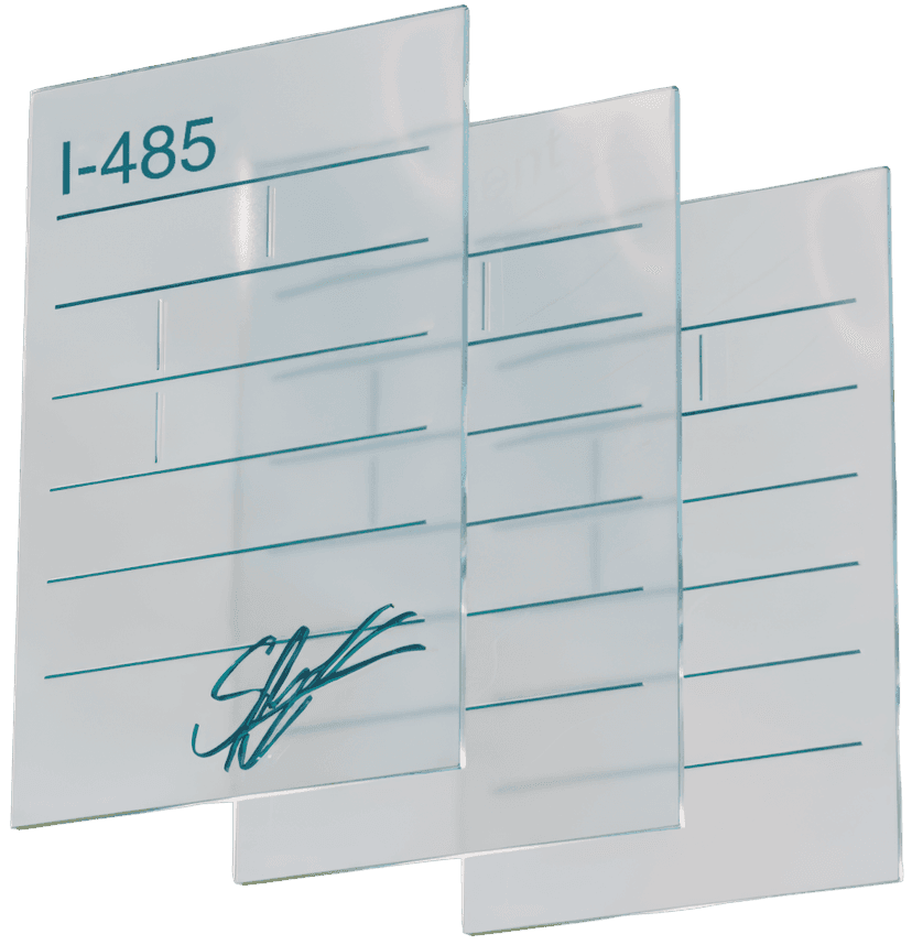 I-485 visa card